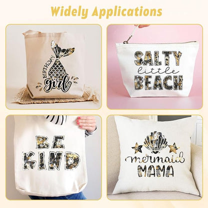 Tintnut Black Gold Splash Heat Transfer Vinyl - Image 6
