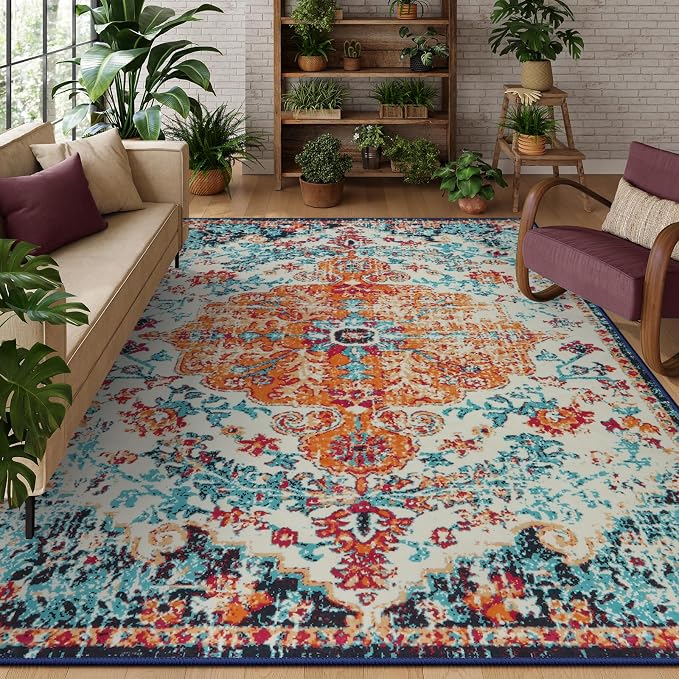 Lahome Area Rugs 9x12 Living Room Rug, Large Boho 9 x 12 Area Rugs by Lahome