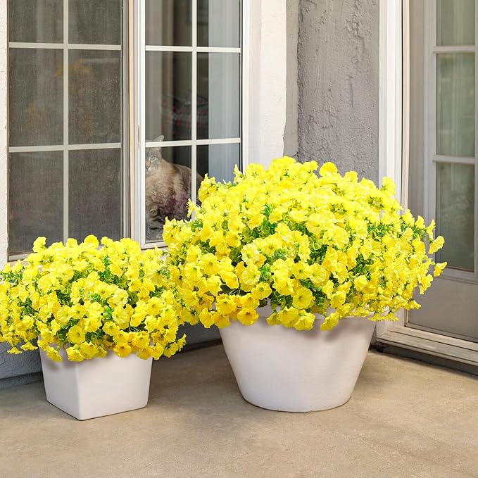 Fake Mums Fall Artificial Flowers Plants - Image 3
