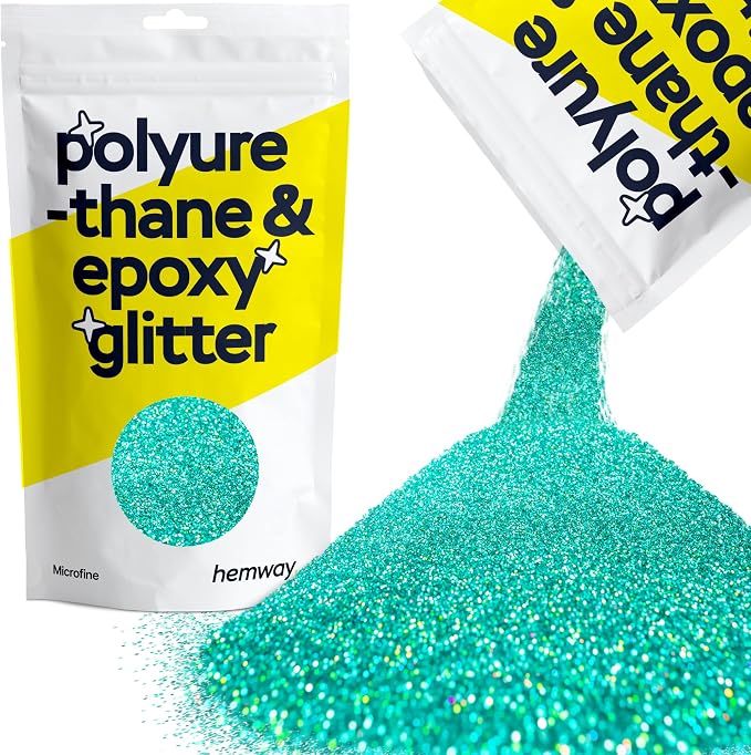 Hemway Polyurethane & Epoxy Resin Glitter 100g / 3.5oz Metallic Crystal Flake by Hemway