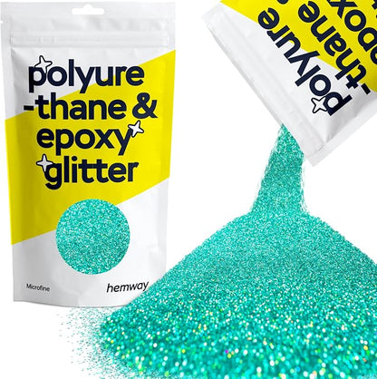Hemway Polyurethane & Epoxy Resin Glitter 100g / 3.5oz Metallic Crystal Flake by Hemway