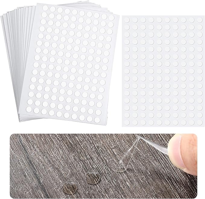 Zonon 3000 Pcs Double Sided Adhesive Dots Clear Glue Point Tape Stickers by Zonon