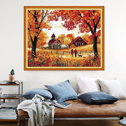 Dimensean Stamped Cross Stitch Kits Full Range of Embroidery Patterns Starter - Image 2