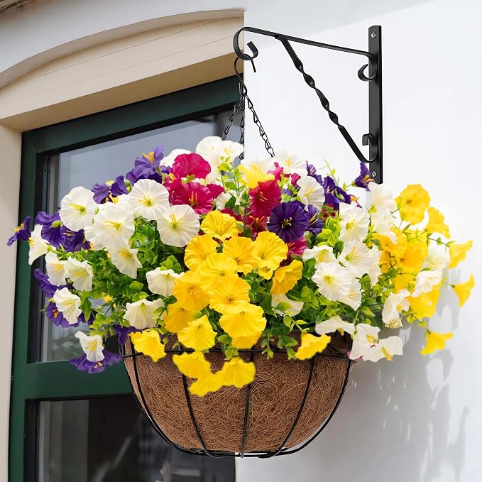 16 Bundles Artificial Flowers for Outdoor Spring Summer Decoration, Realistic - Image 7