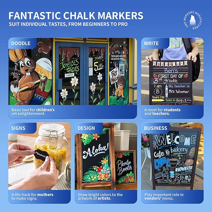 Green Chalk Markers 2 Pack - Image 3