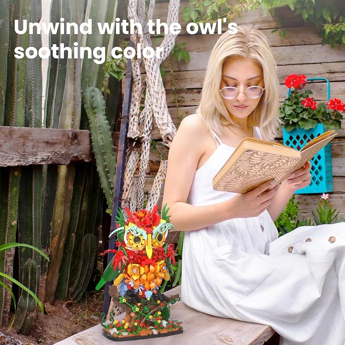 Sillbird Owl Flower Building Sets - Image 7