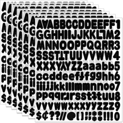 Alphabet Stickers, Self Adhesive Vinyl Mailbox Numbers, Self Adhesive Letters by Starboling
