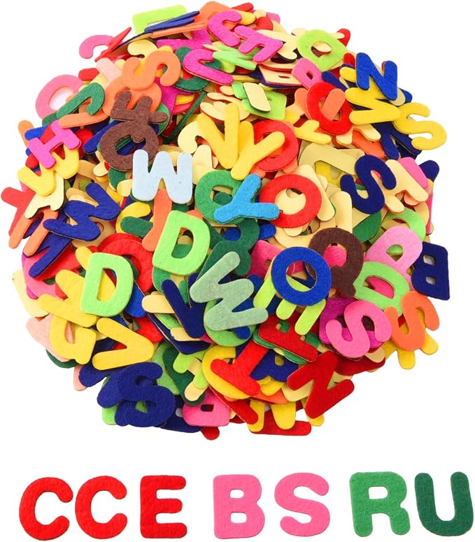 Outus Felt Letters Stickers Self-Adhesive Alphabet Letters by Outus