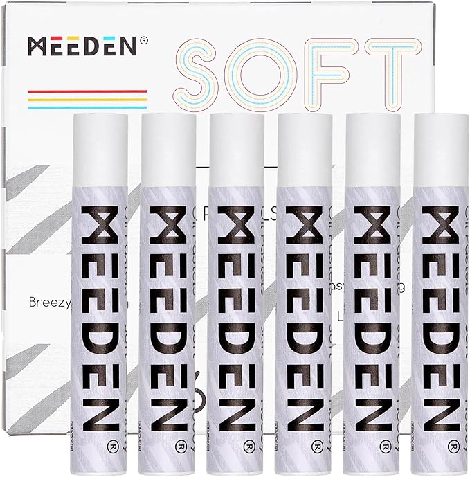 MEEDEN Soft White Oil Pastels: 6 Pcs Oil Pastels by MEEDEN