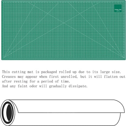 Headley Tools 39.4'' X 78.7'' Thickened Self Healing Cutting Mat, Rotary - Image 4