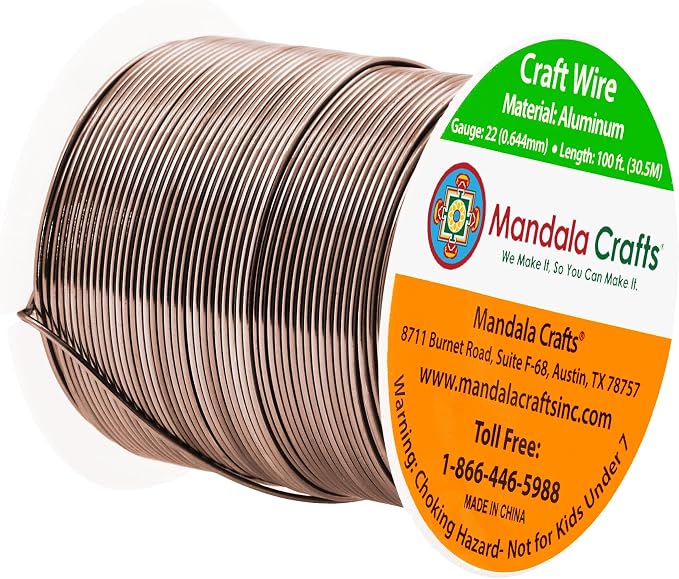 Mandala Crafts 22 Gauge Anodized Aluminum Craft Wire - Image 2