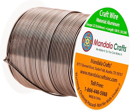 Mandala Crafts 22 Gauge Anodized Aluminum Craft Wire - Image 2