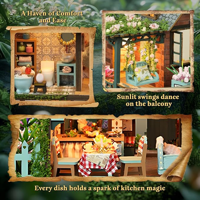 DIY Miniature House Kit, Book Nook Kit - Image 5