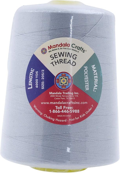 Mandala Crafts 4 Pack of Serger Threads Cones Spools - Image 3