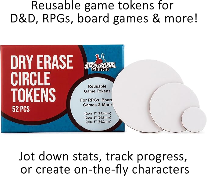 Apostrophe Games Dry Erase Tokens - Image 3