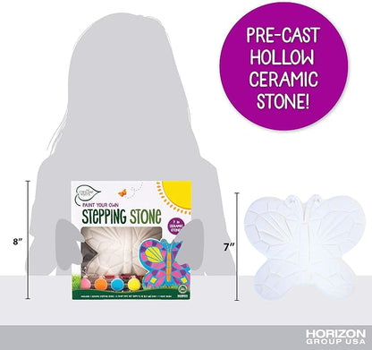 Creative Roots Mosaic Butterfly Stepping Stone Kit, Includes 7-Inch Ceramic - Image 6