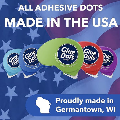 Glue Dots, Craft Dots Dot N' Go Dispenser, Double-Sided, .38 Inch, 200 Dots - Image 8