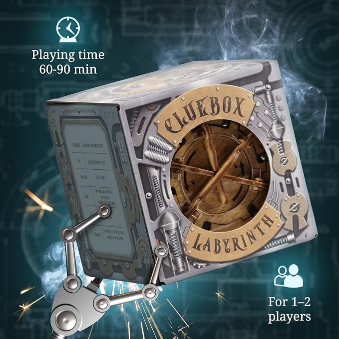iDventure Cluebox Cambridge Labyrinth – Wooden 3D Puzzle Box – Escape Room - Image 2