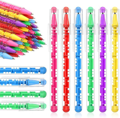 Epakh 36 Pcs Maze Puzzle Shape Ballpoint Pen by Epakh