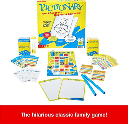 Mattel Games Pictionary Family Board Game - Image 3