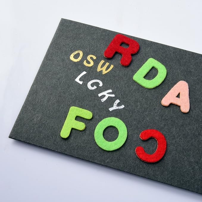 Outus Felt Letters Stickers Self-Adhesive Alphabet Letters - Image 6