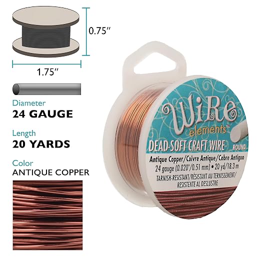 The Beadsmith Wire Elements Craft Wire – Tarnish Resistant, Soft Temper - Image 2