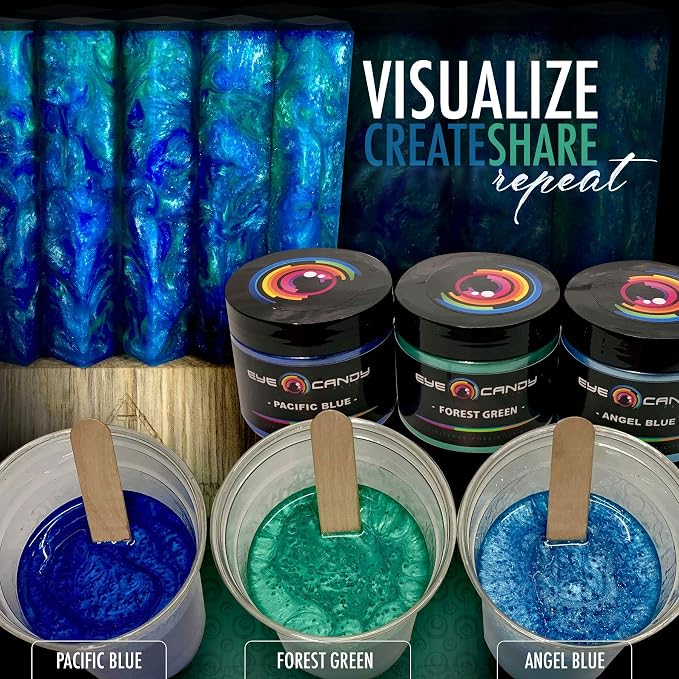 Eye Candy Pigments Premium Blue Mica Powder - Image 7
