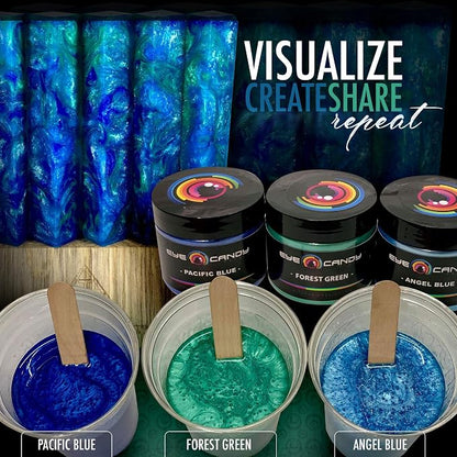 Eye Candy Pigments Premium Blue Mica Powder - Image 7