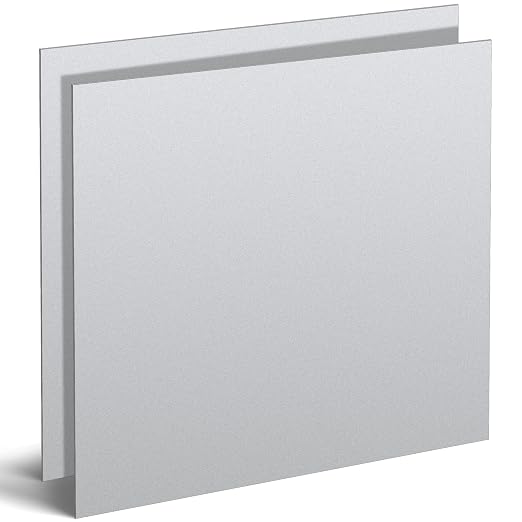 Hicarer 2 Pcs Mild Steel Sheet Cold Rolled 18 Gauge Metal Plate Weldable Metal by Hicarer