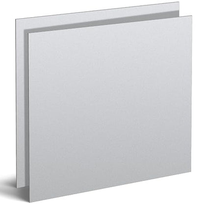 Hicarer 2 Pcs Mild Steel Sheet Cold Rolled 18 Gauge Metal Plate Weldable Metal by Hicarer