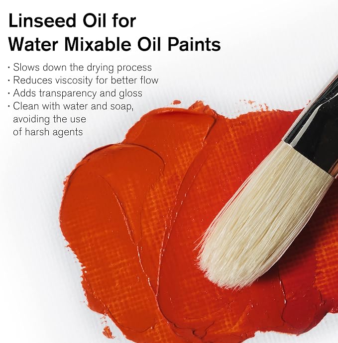 Winsor & Newton Artisan Linseed Oil, 250ml bottle - Image 2