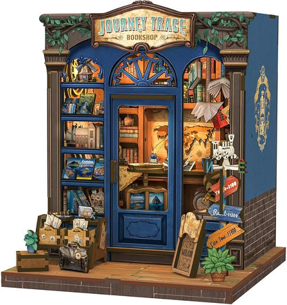 Fsolis Book Nook Kit, DIY Miniature Scene House Kit by FsolisDIYDollhouse