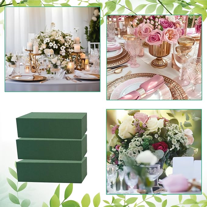 TANEMUDO 36 Packs Floral Foam Blocks Wet & Dry - Image 7