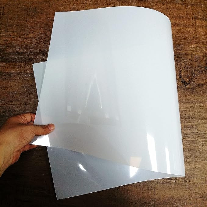 BANLTRE 12 x 24 Flat Packaging Mylar Sheet Milky Translucent PET Blank Stencil - Image 5