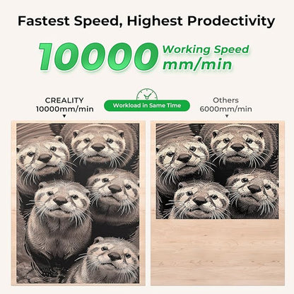 Creality Falcon 5W Laser Engraver Machine, 72w High Precision 0.06mm Laser - Image 3