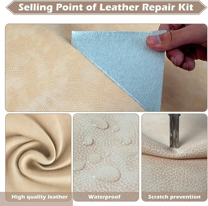 Leather Repair Tape, 16x40 inch Leather Patches - Image 4
