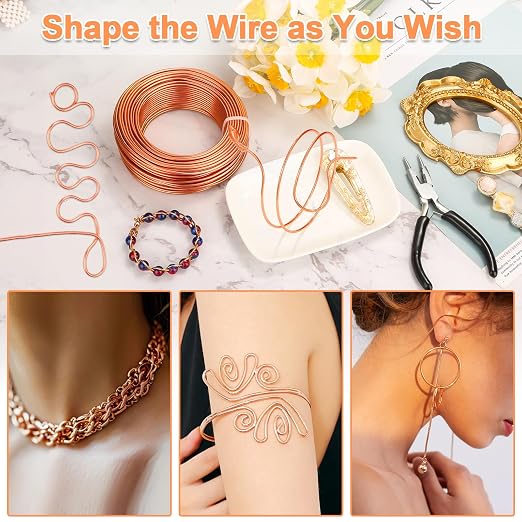 Aluminum Craft Wire for Jewelry Making, 12 Gauge Armature Bendable Craft - Image 5