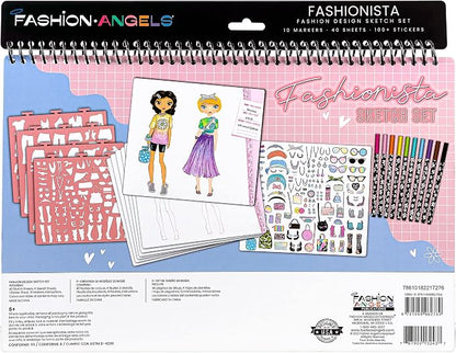 Fashion Angels Fashionista Sketch Set, Includes Sketch Pad - Image 8