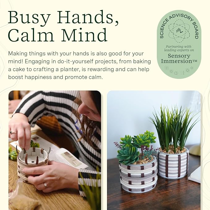 Lifelines FlowCrafts, Cord-Wrapped Planters - Image 5