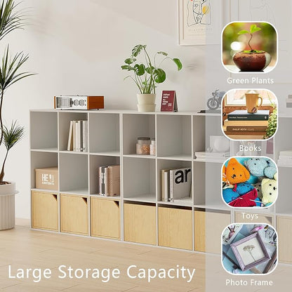 Wooden 9-Cube Storage Organizer - Image 5