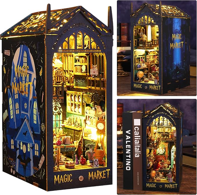 ISSEVE DIY Book Nook Miniature Kits by ISSEVE
