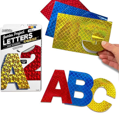 ArtSkills Poster Letters 4” Paper Letters by ArtSkills