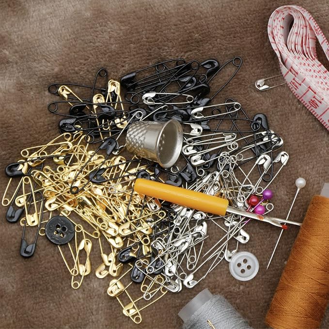 500PCS Safety Pins, 0.75Inch/19mm Small Safety pins, Rust Resistant Nickel - Image 5