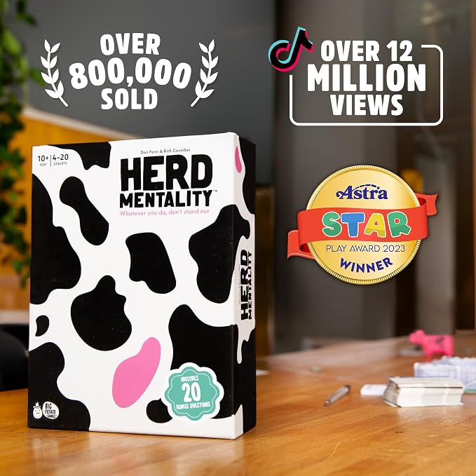 Herd Mentality & Chicken vs Hotdog Bundle | Funny Family Party Games - Image 2