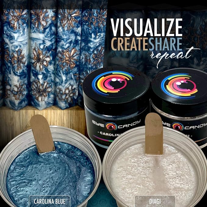 Eye Candy Pigments Premium Blue Mica Powder - Image 7