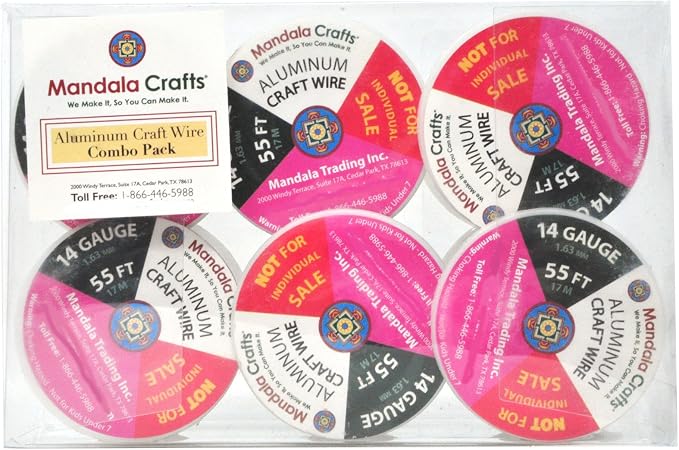Mandala Crafts 14 Gauge Anodized Aluminum Craft Wire - Image 3