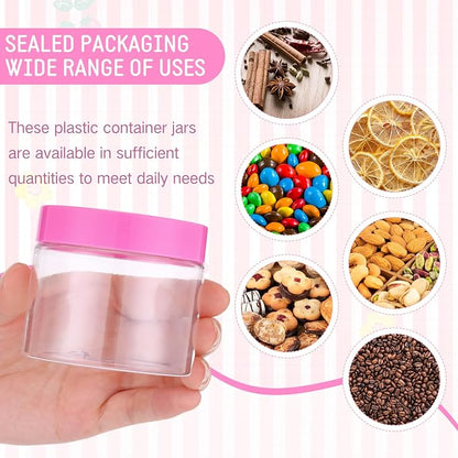 SATINIOR 12 Pack 6 oz Plastic Container Jars - Image 6
