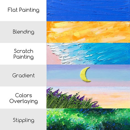 MEEDEN Soft White Oil Pastels: 6 Pcs Oil Pastels - Image 5