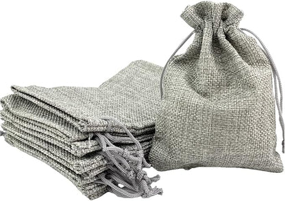 Palmhomee Pack of 25 Burlap Gift Bags - Image 2