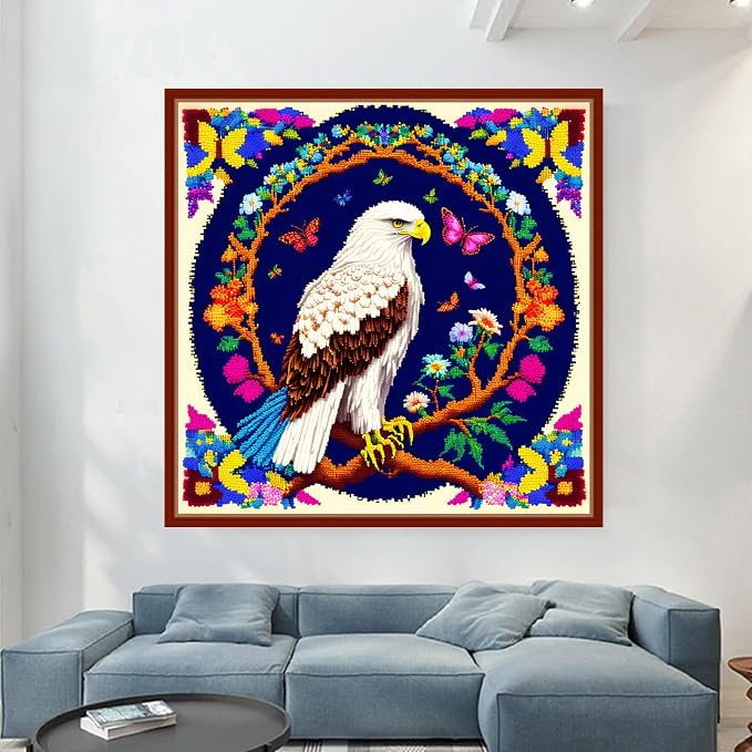 Dimensean Stamped Cross Stitch Kits Full Range of Embroidery Patterns Starter - Image 2